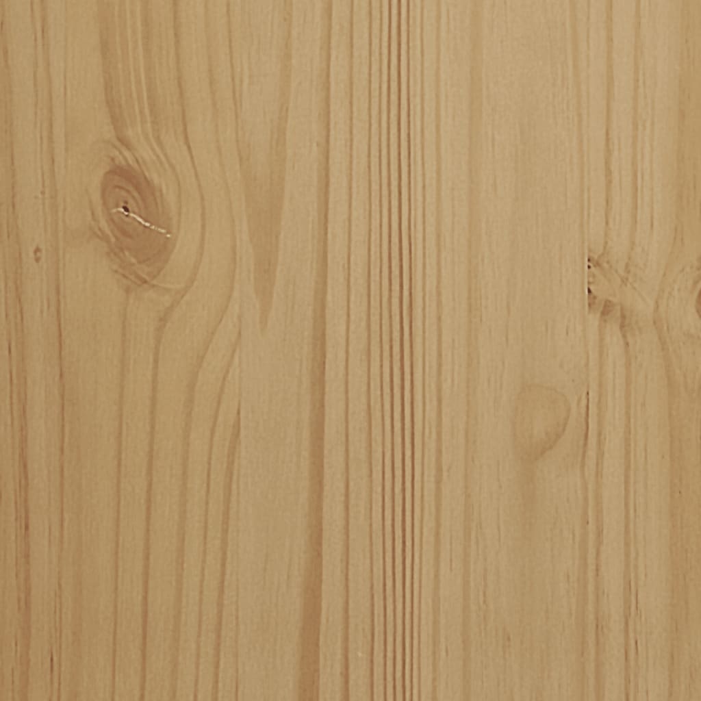 Skjenk FLORO voksbrun 114x43x74 cm heltre furu