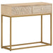 Konsollbord 90x30x76 cm heltre mango og jern