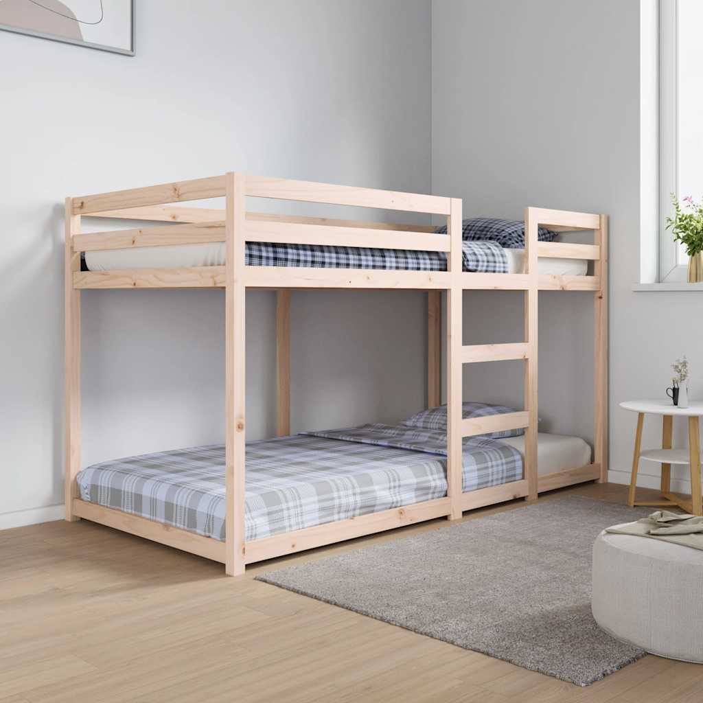 Køyeseng uten madrass 90x190 cm heltre furu