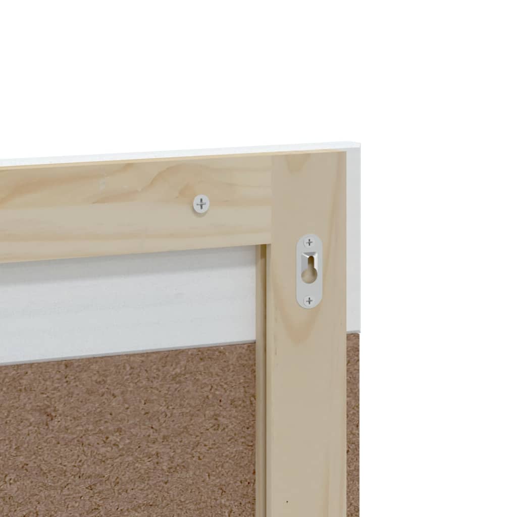 Baderomsskap 3 stk BERG hvit heltre furu vidaXL