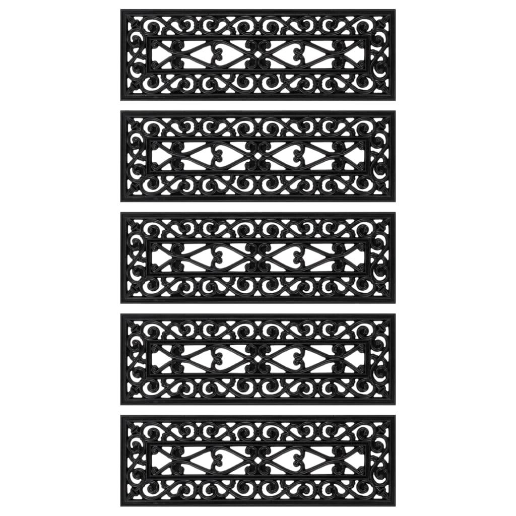 Trappetrinn 5 stk 25x75 cm gummi