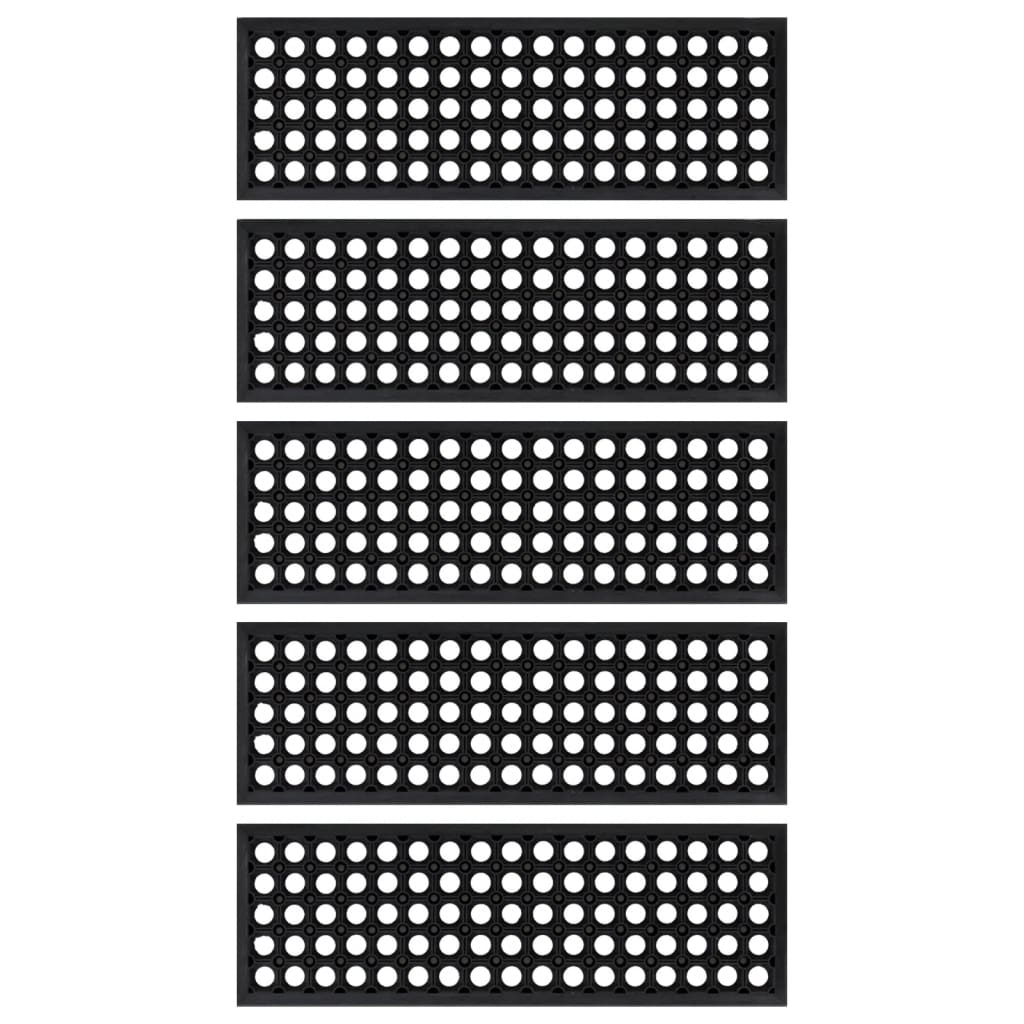 Trappetrinn 5 stk 25x75 cm gummi