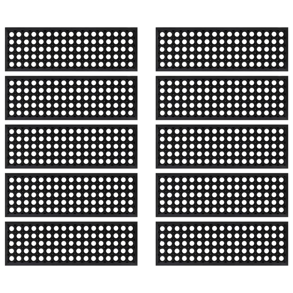 Trappetrinn 10 stk 25x75 cm gummi