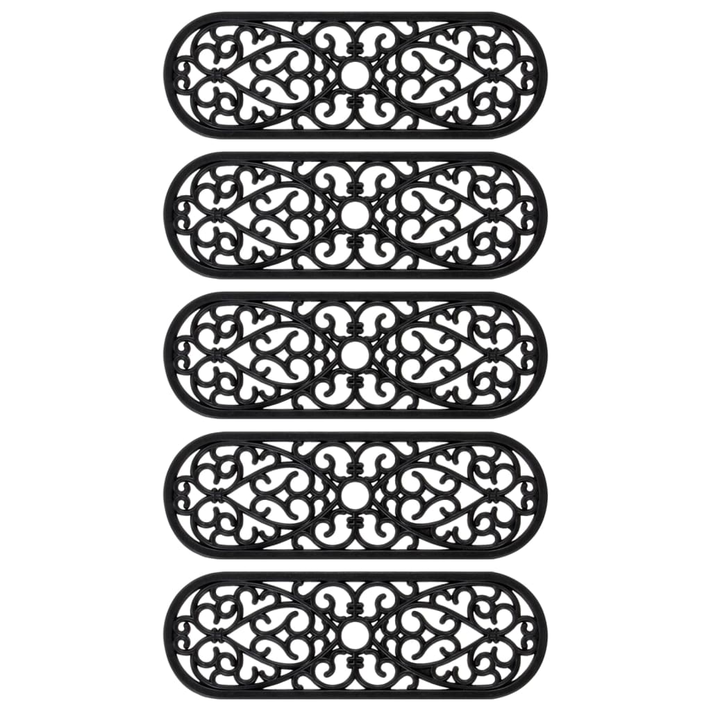 Trappetrinn 5 stk 25x75 cm gummi