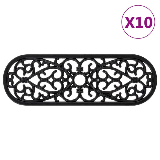 Trappetrinn 10 stk 25x75 cm gummi