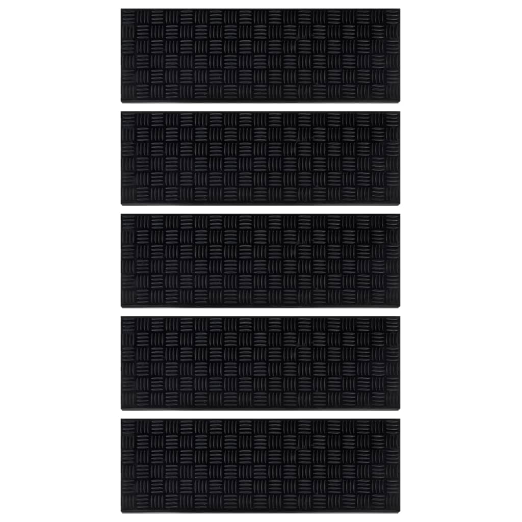 Trappetrinn 5 stk 25x75 cm gummi