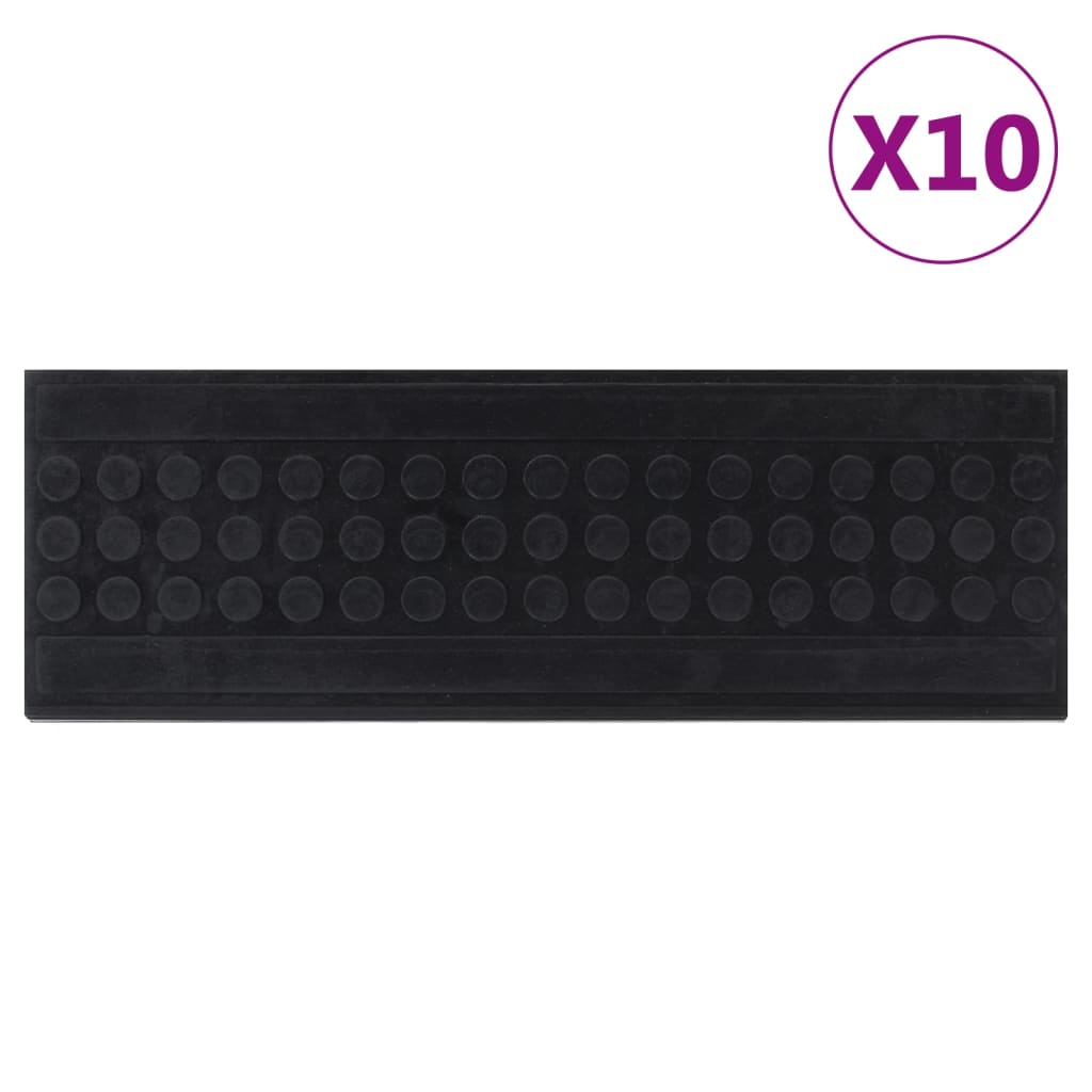 Trappetrinn 10 stk 25x75 cm gummi