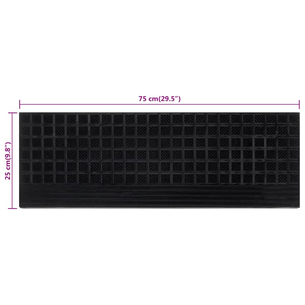 Trappetrinn 10 stk 25x75 cm gummi