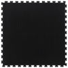 Gulvfliser i gummi svart 12 mm 100x100 cm