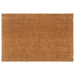 Dørmatte naturlig 60x90 cm tuftet kokosfiber