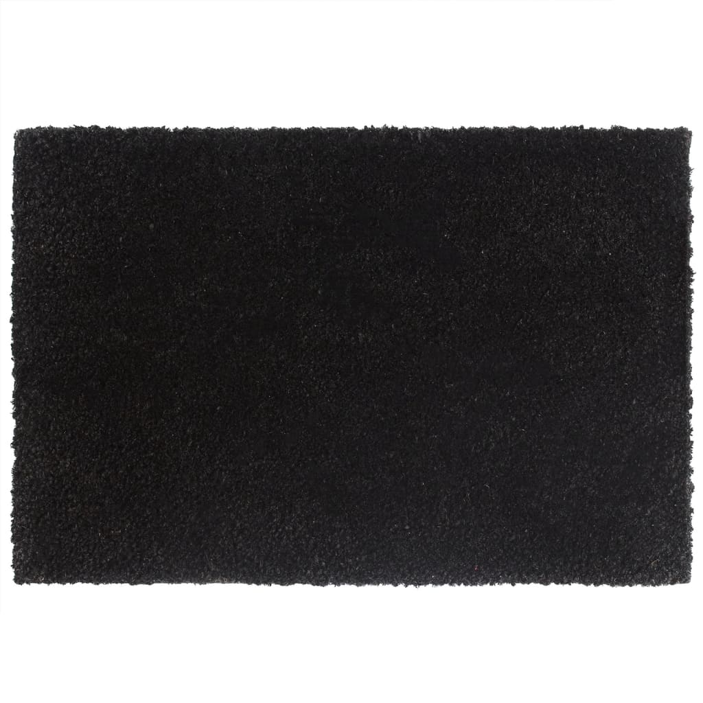 Dørmatte svart 40x60 cm tuftet kokosfiber