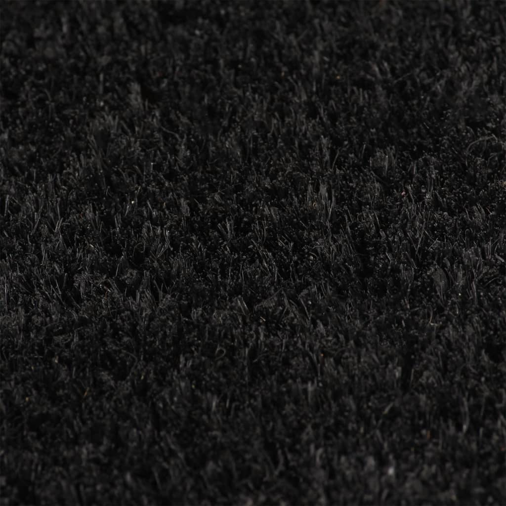 Dørmatte svart 40x60 cm tuftet kokosfiber