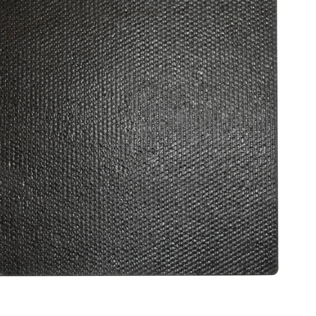Dørmatte svart 40x60 cm tuftet kokosfiber