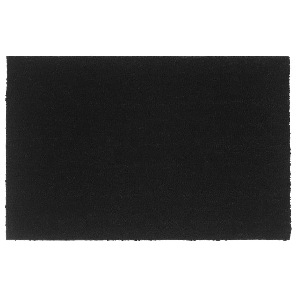 Dørmatte svart 65x100 cm tuftet kokosfiber