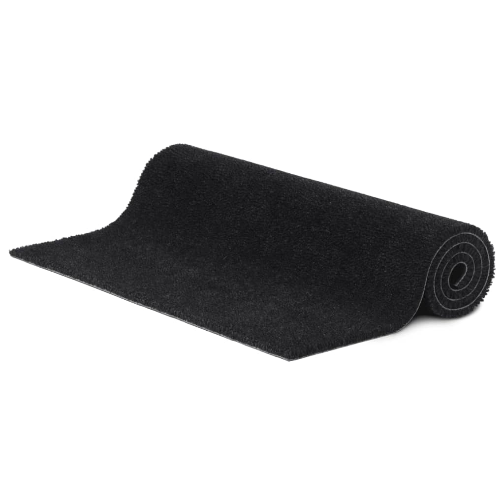 Dørmatte svart 90x150 cm tuftet kokosfiber