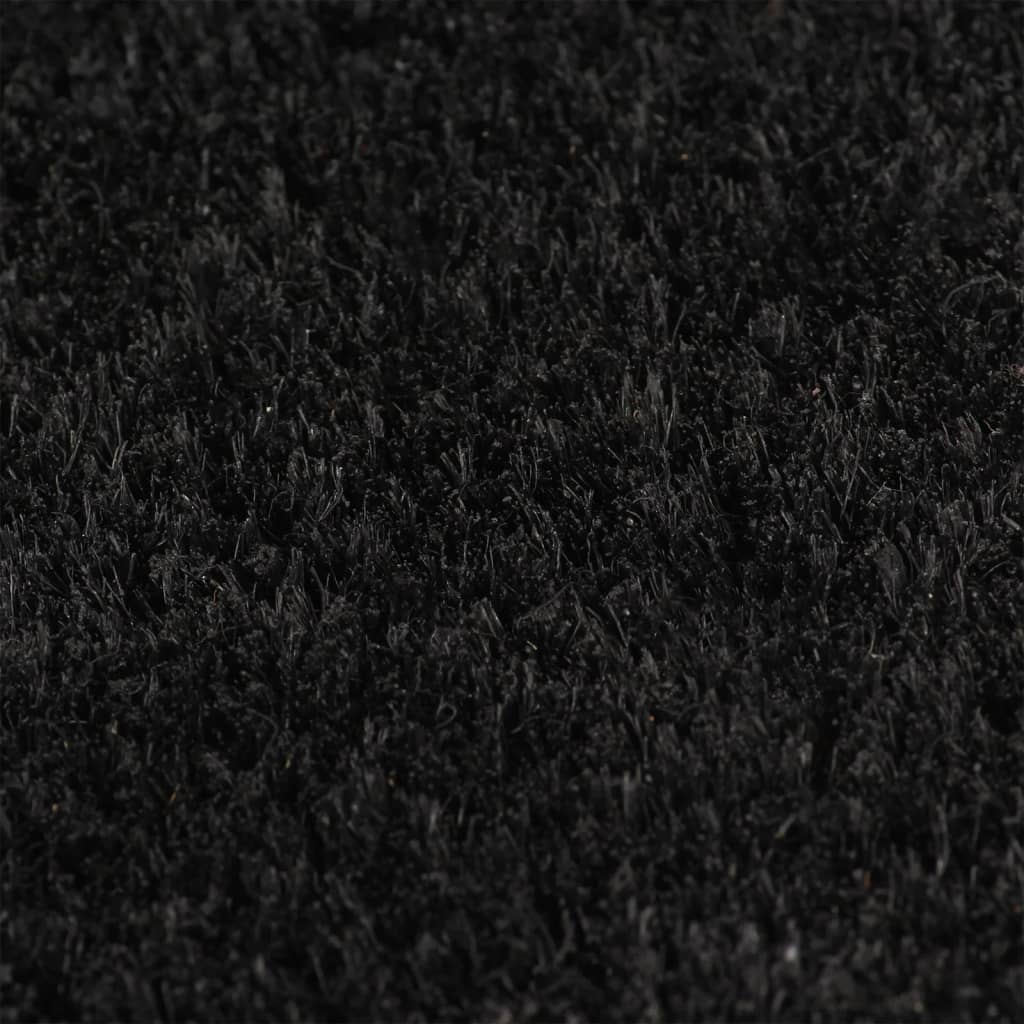 Dørmatte svart 100x200 cm tuftet kokosfiber
