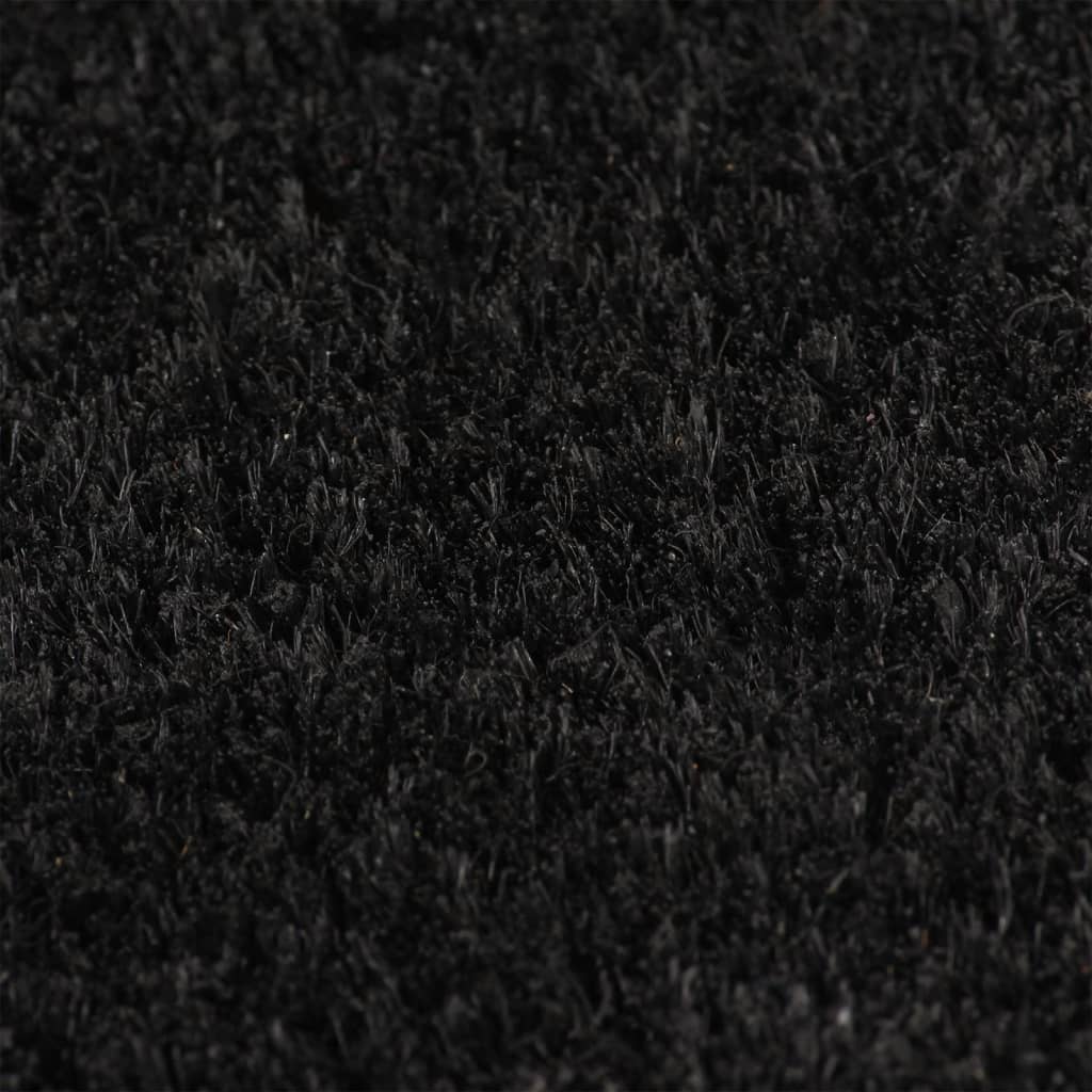 Dørmatte svart 100x300 cm tuftet kokosfiber