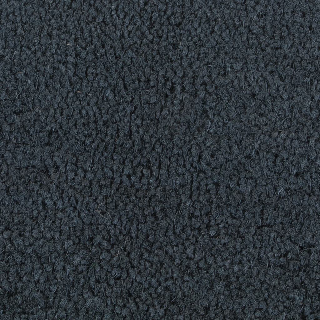 Dørmatte mørkegrå 60x90 cm tuftet kokosfiber