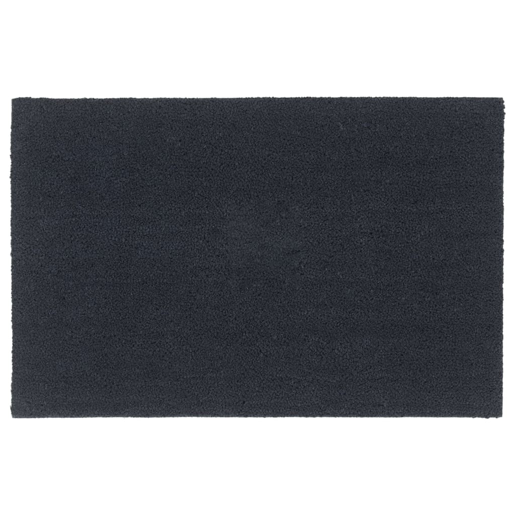 Dørmatte mørkegrå 65x100 cm tuftet kokosfiber