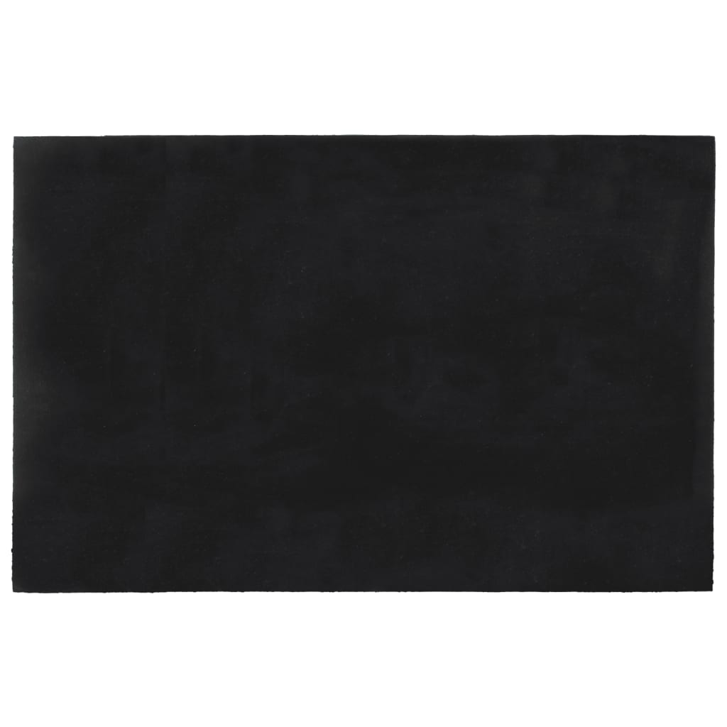 Dørmatte mørkegrå 65x100 cm tuftet kokosfiber