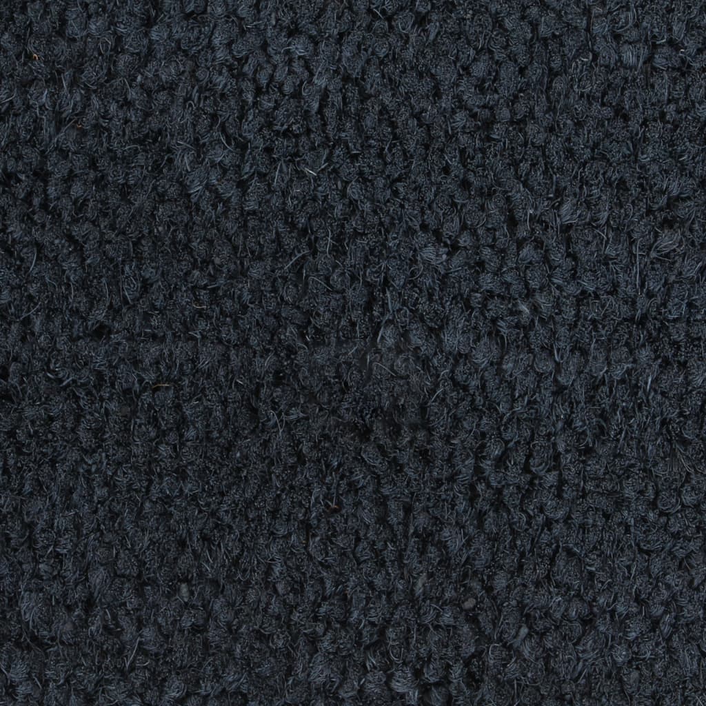 Dørmatte mørkegrå 90x150 cm tuftet kokosfiber