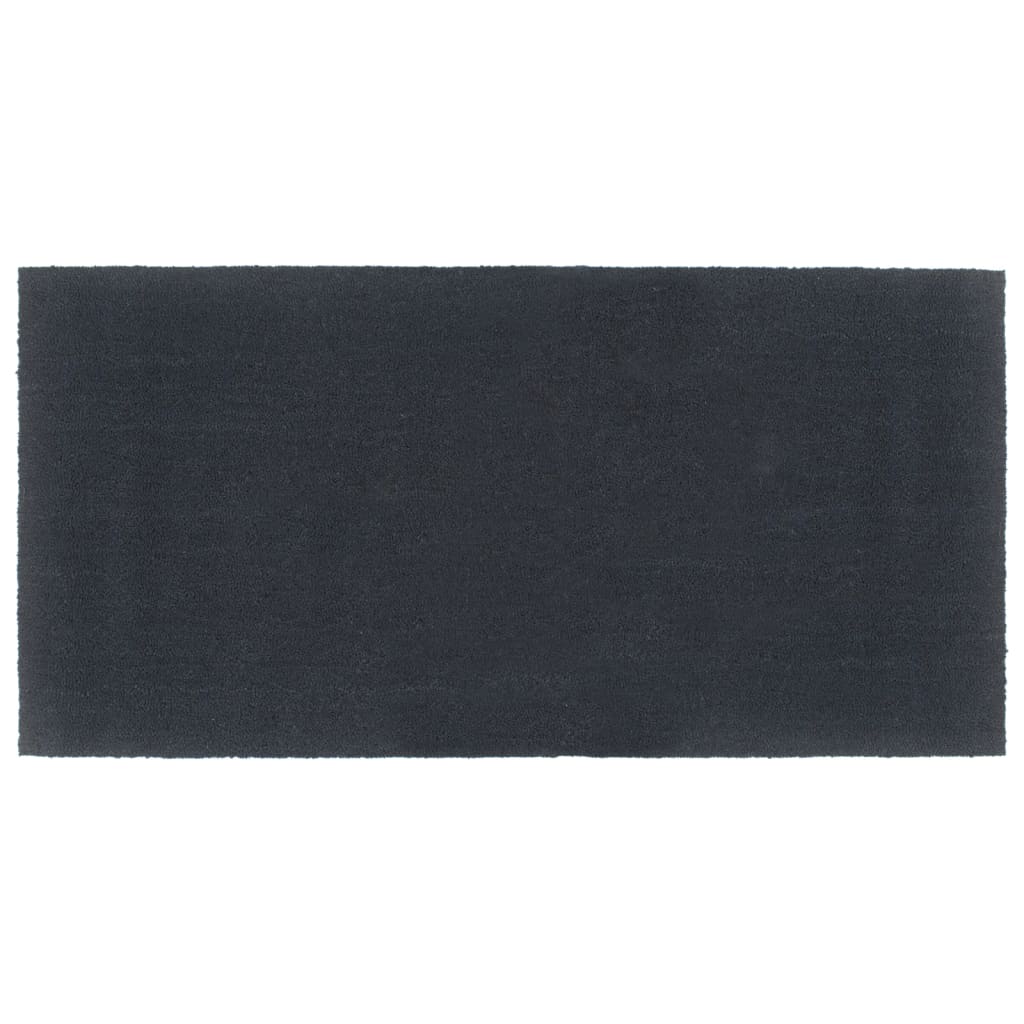 Dørmatte mørkegrå 100x200 cm tuftet kokosfiber