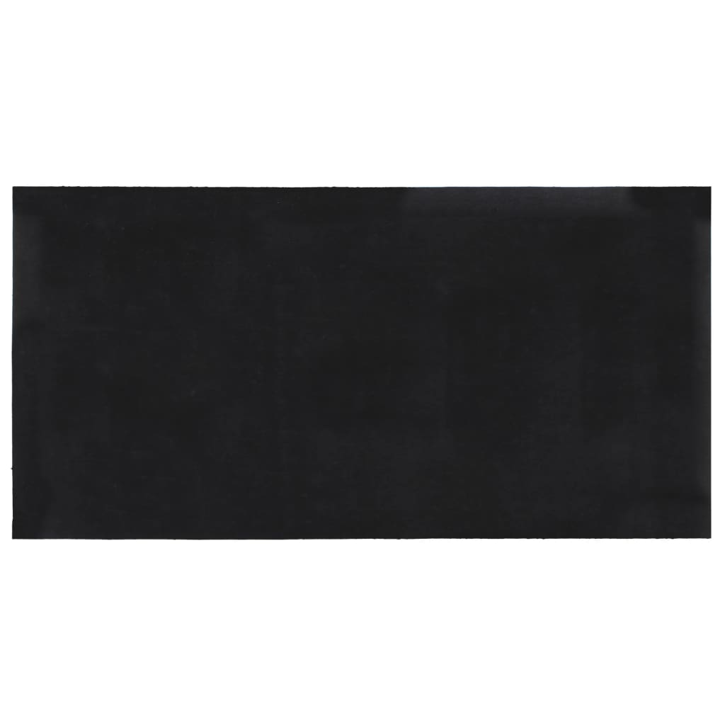 Dørmatte mørkegrå 100x200 cm tuftet kokosfiber