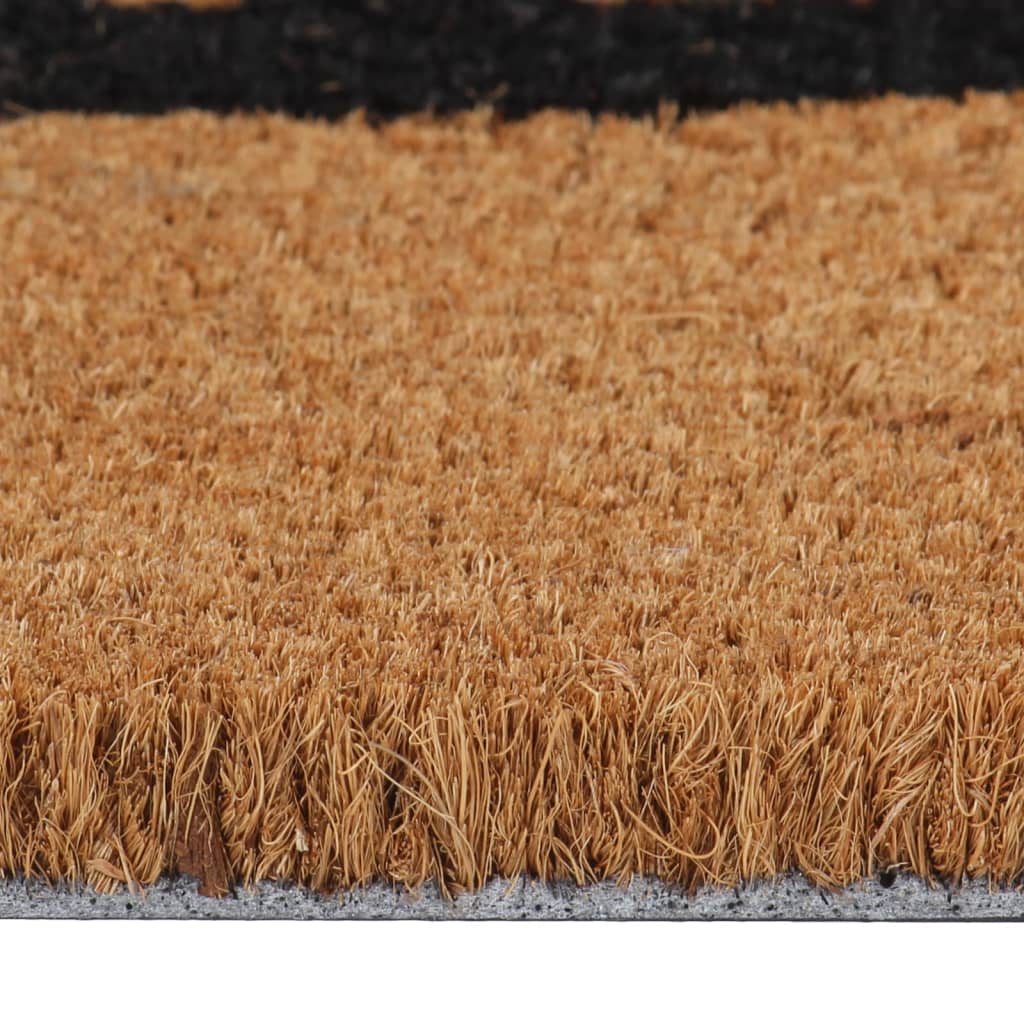 Dørmatte naturlig 45x75 cm tuftet kokosfiber