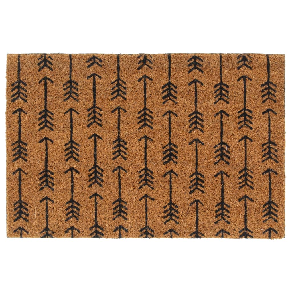 Dørmatte naturlig 40x60 cm tuftet kokosfiber