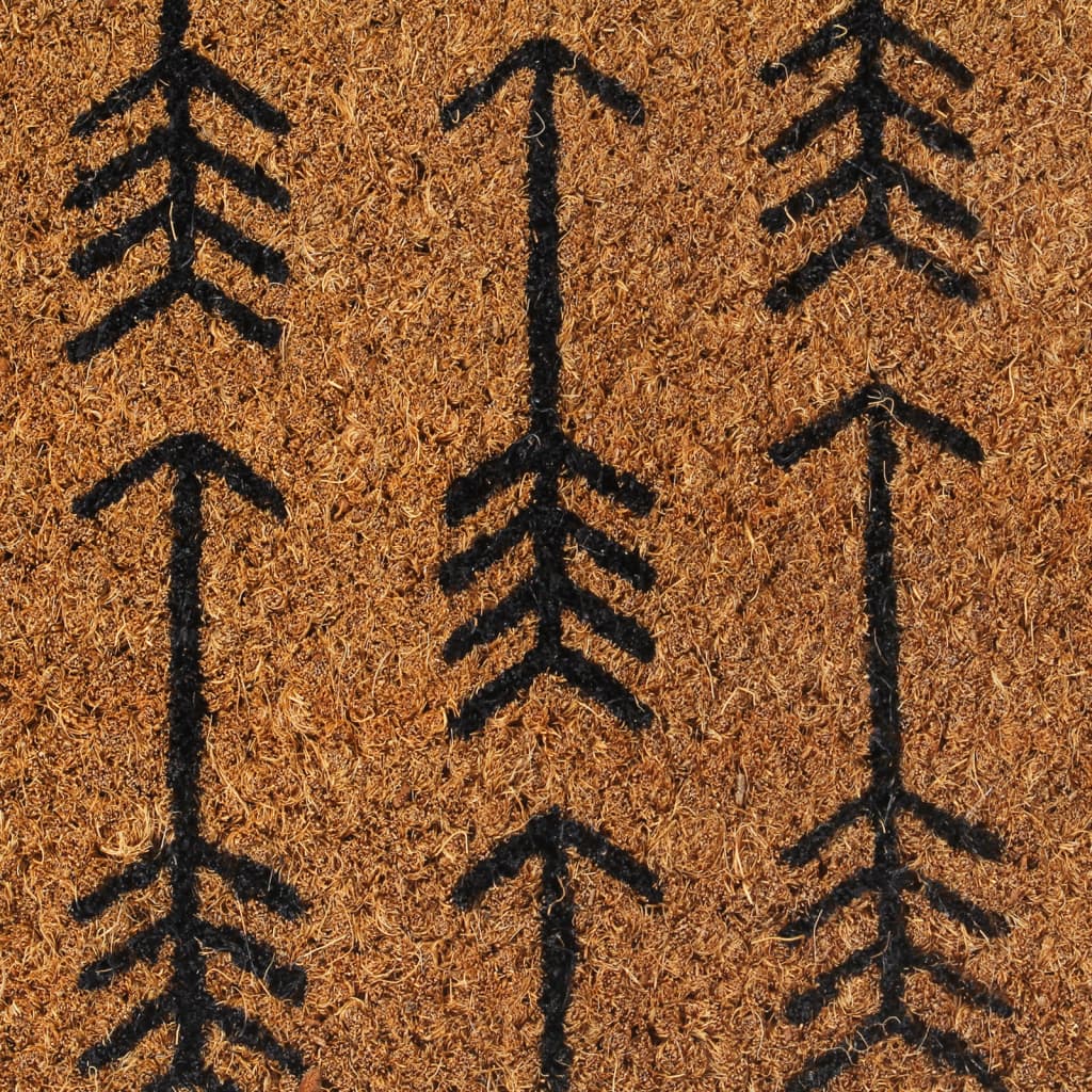 Dørmatte naturlig 40x60 cm tuftet kokosfiber