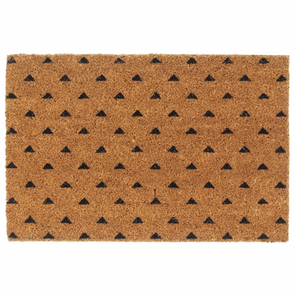 Dørmatte naturlig 40x60 cm tuftet kokosfiber