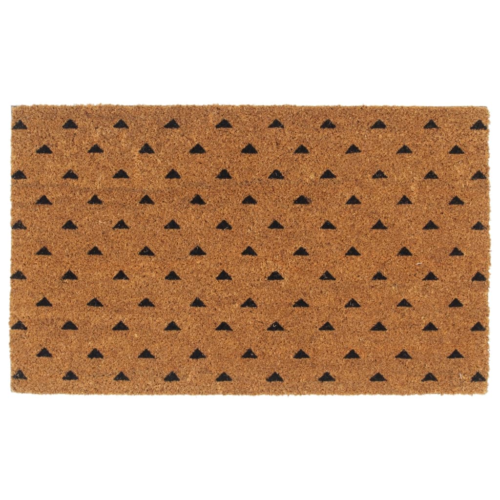 Dørmatte naturlig 45x75 cm tuftet kokosfiber