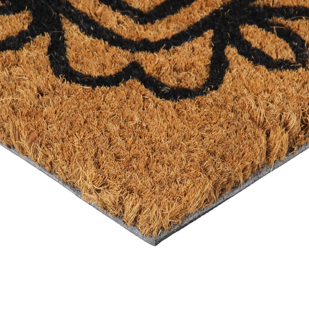 Dørmatte naturlig 45x75 cm tuftet kokosfiber