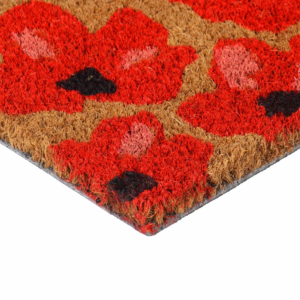 Dørmatte naturlig 45x75 cm tuftet kokosfiber