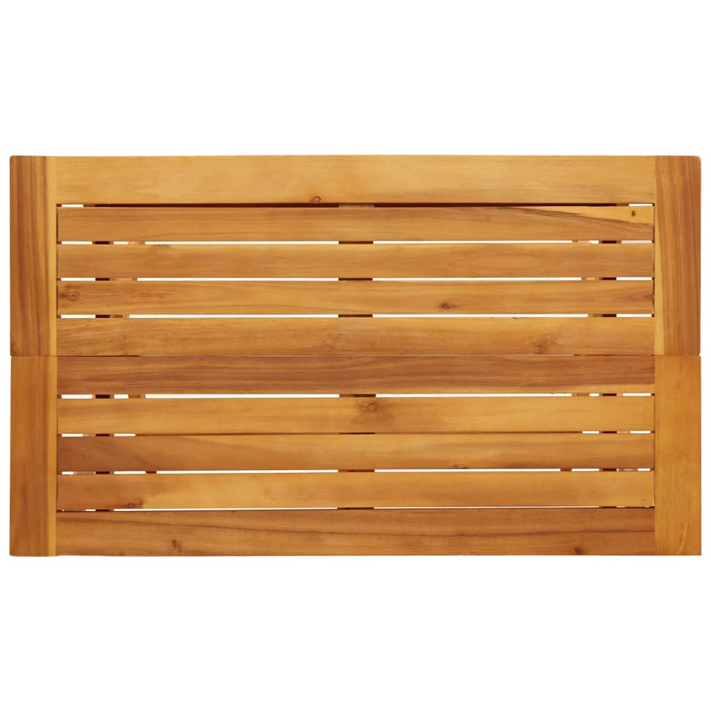 Sammenleggbart hagebord 90x52,5x65 cm heltre akasie