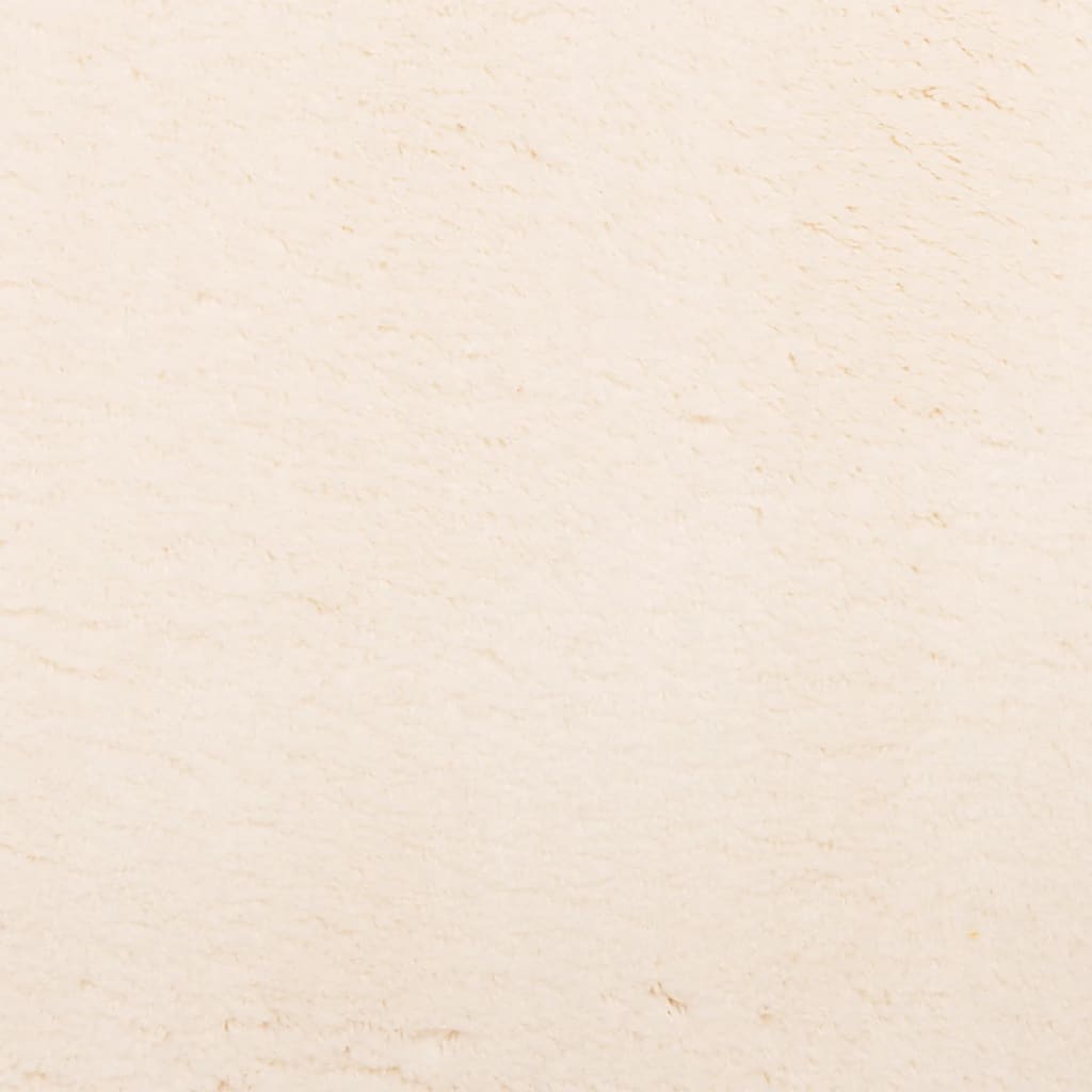 Teppe HUARTE kort luv mykt og vaskbart beige 200x280 cm