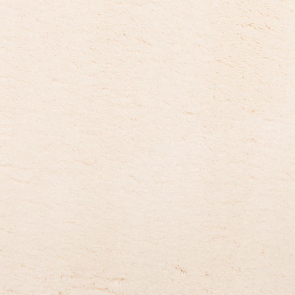 Teppe HUARTE kort luv mykt og vaskbart beige 240x340 cm