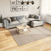 Teppe HUARTE kort luv mykt og vaskbart sand 240x240 cm