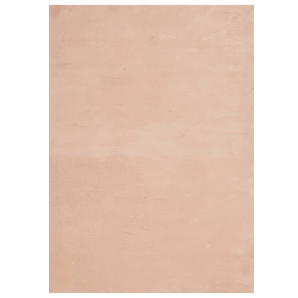 Teppe HUARTE kort luv mykt og vaskbart blush 200x280 cm