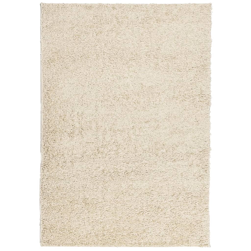 Tykt teppe PAMPLONA høy luv moderne gull 120x170 cm