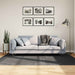 Rug IZA kort luv skandinavisk utseende antrasitt 140x200 cm