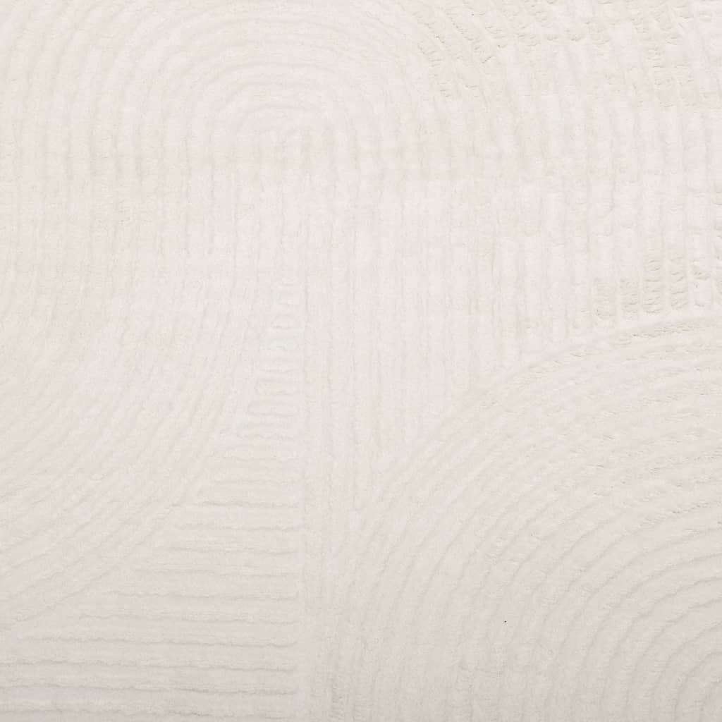 Rug IZA kort luv skandinavisk utseende krem 200x280 cm