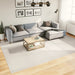 Rug IZA kort luv skandinavisk utseende krem 240x340 cm
