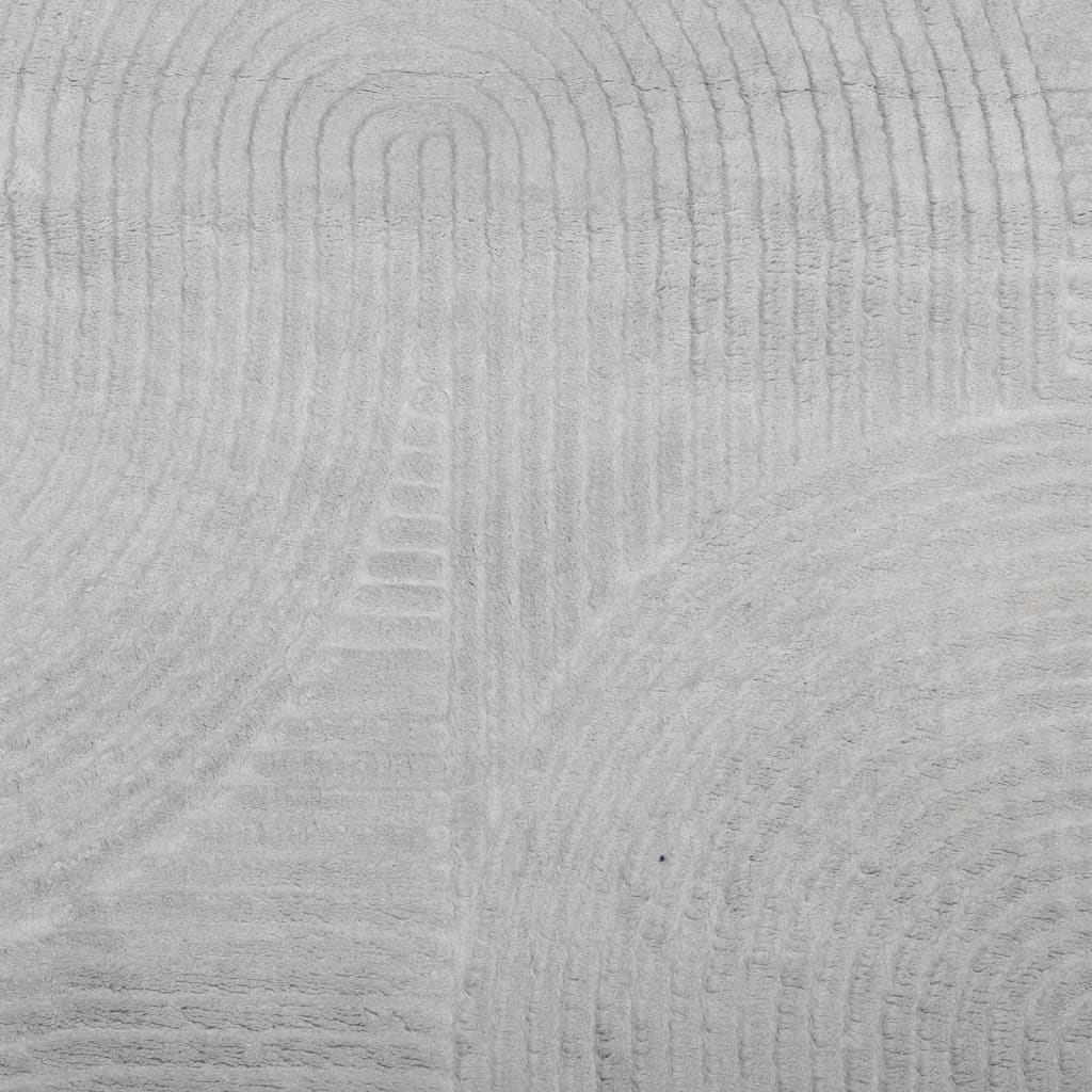 Rug IZA kort luv skandinavisk utseende grå 160x230 cm
