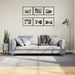Rug IZA kort luv skandinavisk utseende grå 160x230 cm
