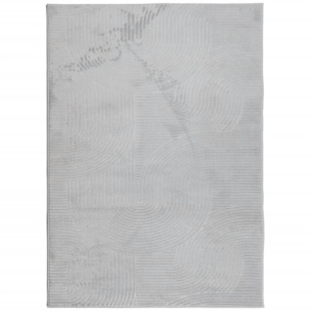 Rug IZA kort luv skandinavisk utseende grå 200x280 cm