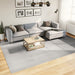 Rug IZA kort luv skandinavisk utseende grå 240x340 cm