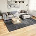 Teppe OVIEDO kort luv antrasitt 200x280 cm