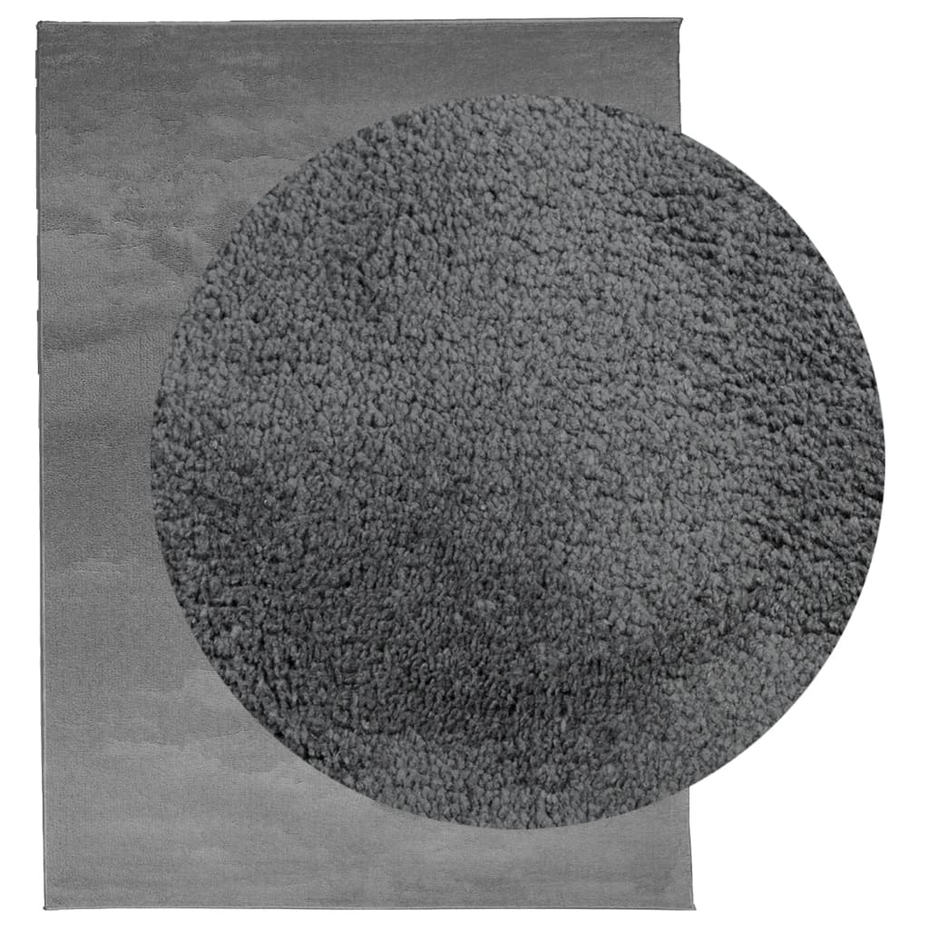 Teppe OVIEDO kort luv antrasitt 240x340 cm