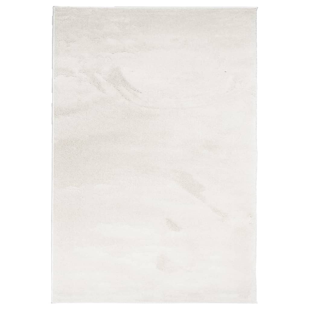 Teppe OVIEDO kort luv beige 120x170 cm